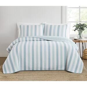 Truly Soft Aiden Stripe Midweight Comforter Set King Size
